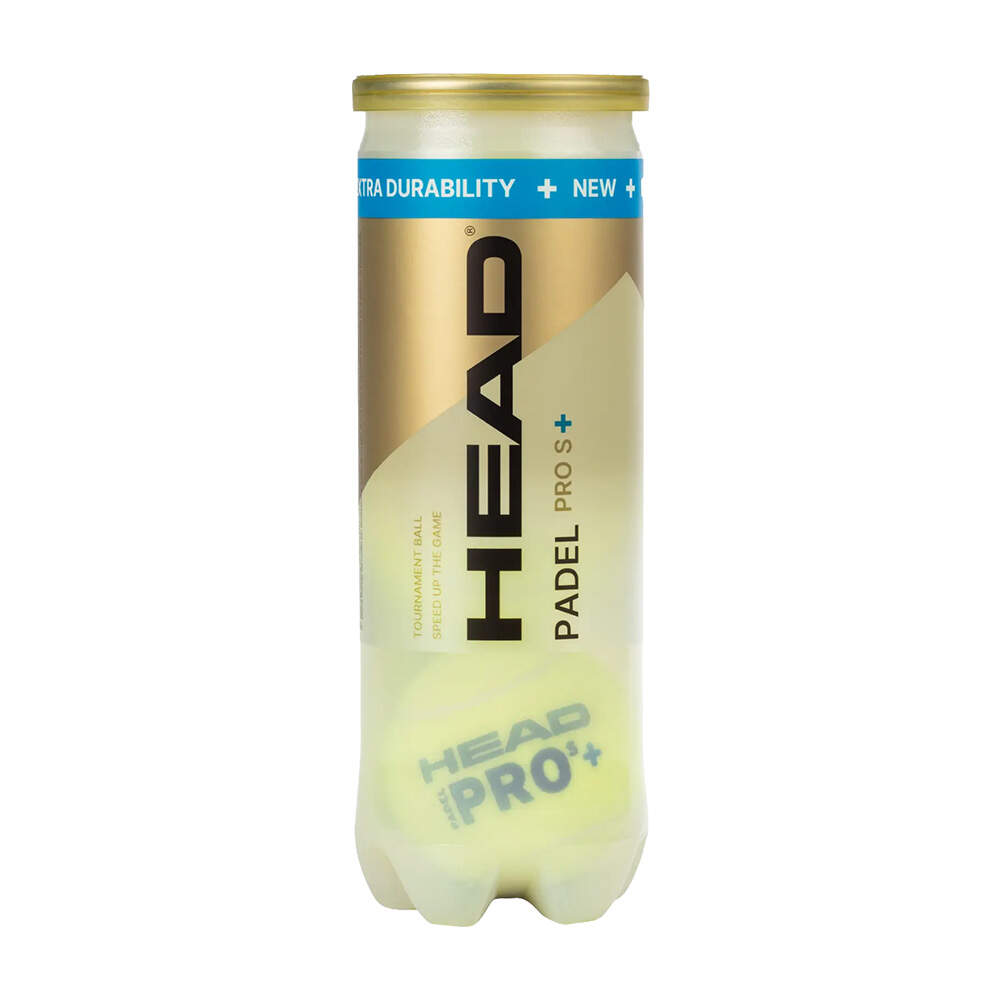 Мяч для падела HEAD Padel Pro S+, FIP Approved, упаковка 3 мяча