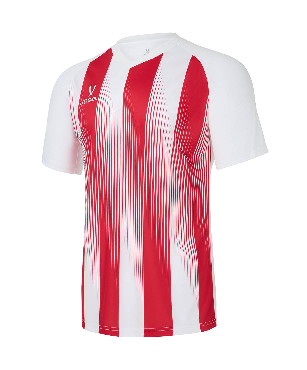 Футболка игровая JOGEL CAMP Striped Jersey, красный/белый