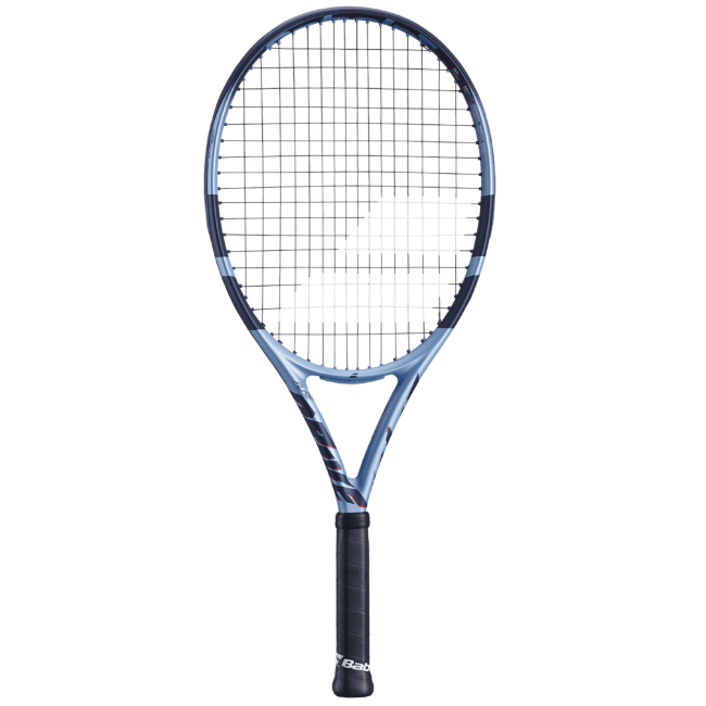 Теннисная ракетка детская Babolat PURE DRIVE JUNIOR 25 16x17 (2025), 140532, с натяжкой