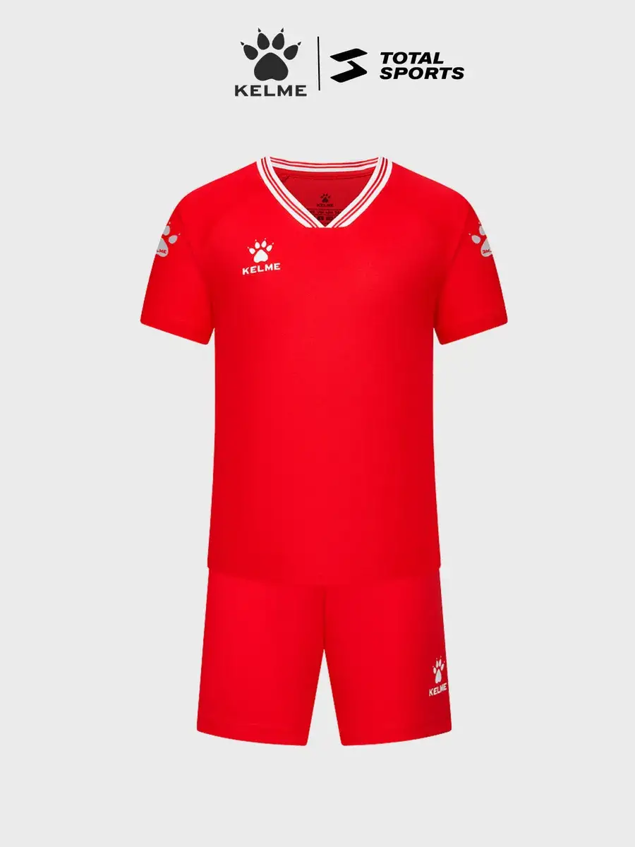Комплект футбольной формы детский KELME TISCAR, красный