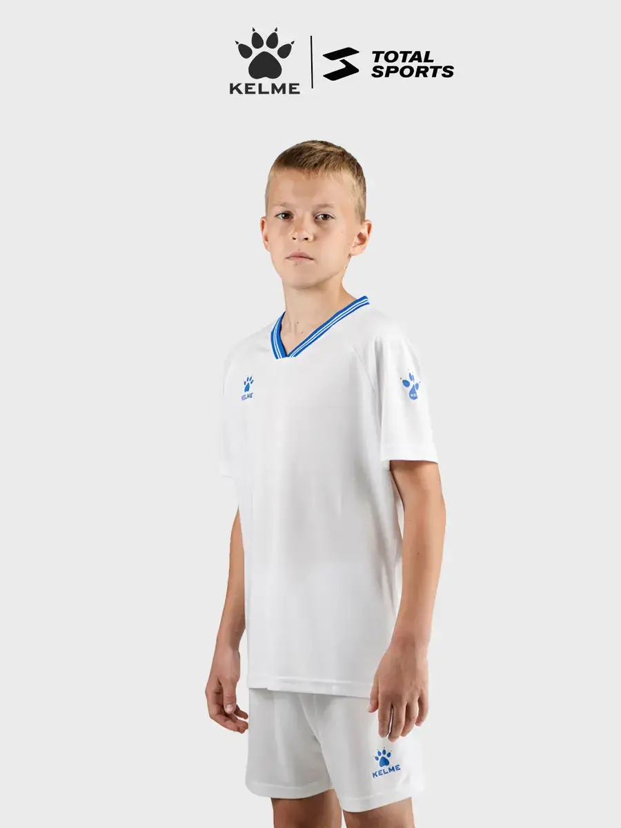 Комплект футбольной формы детский KELME TISCAR, белый
