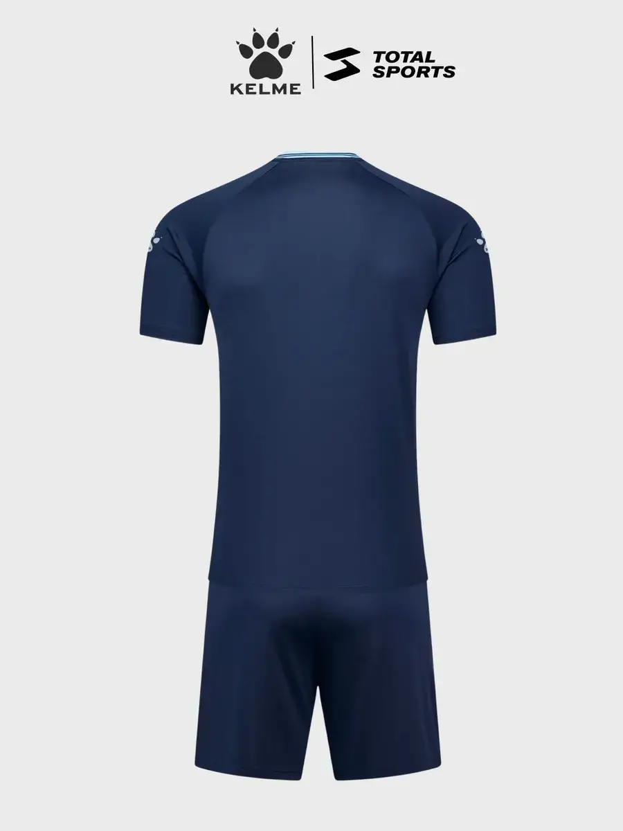 Комплект футбольной формы детский KELME TISCAR, темно-синий