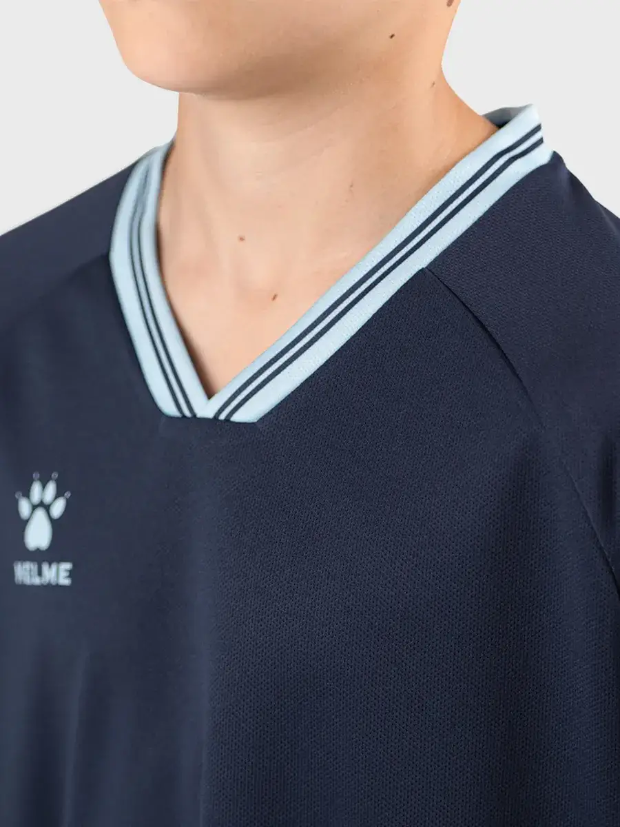 Комплект футбольной формы детский KELME TISCAR, темно-синий
