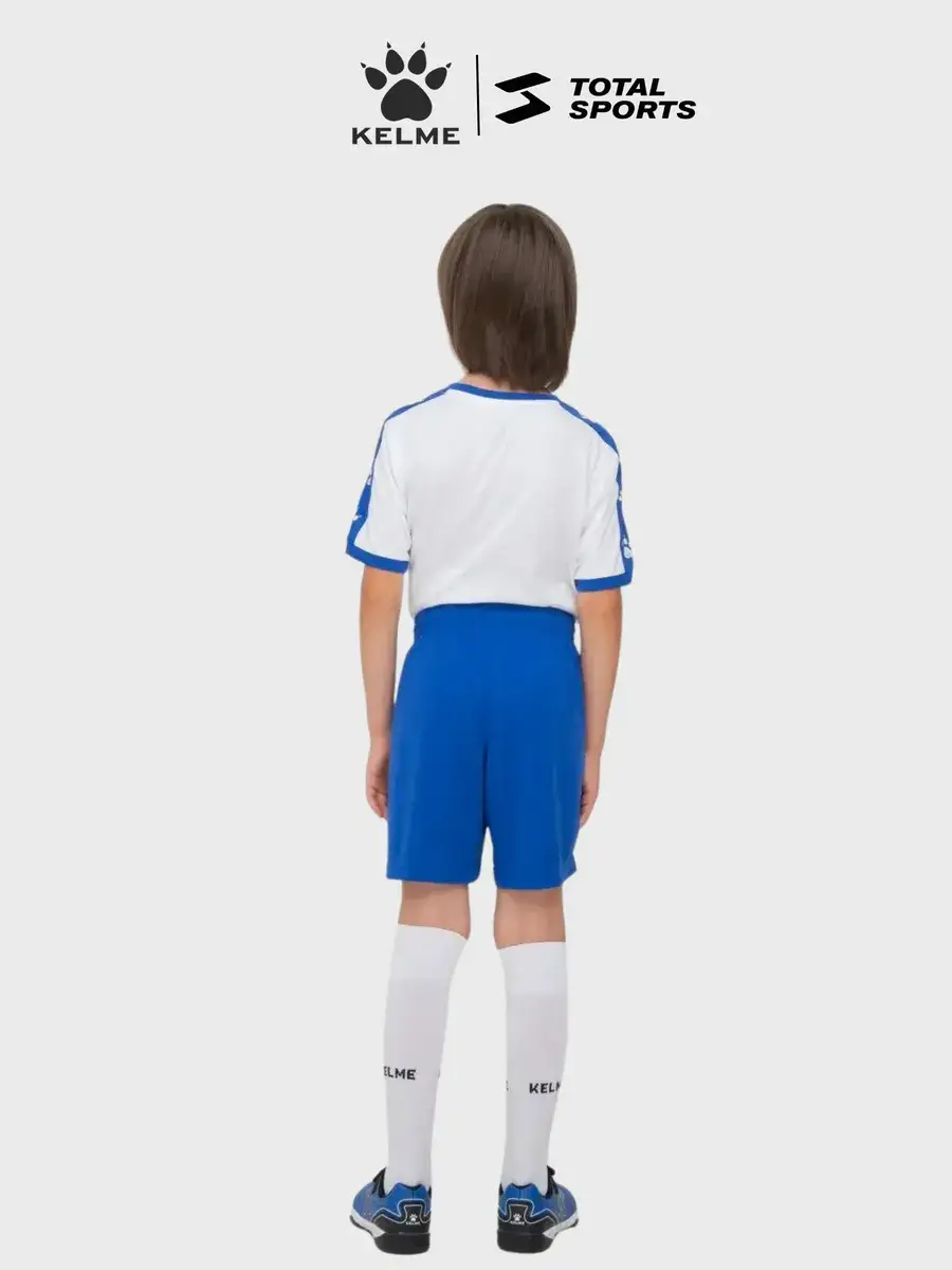 Комплект детской футбольной формы KELME COLLEGE, белый